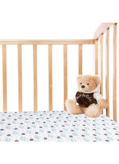 Moonsea Moonsea Pack and Play Sheets, 2 Pack Pack n Play Sheets Compatible with Graco Pack n Play/Mini Crib,100% Soft and Breathable Microfiber, Planet & Flower  - Image 5