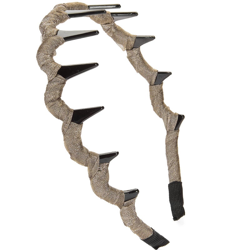 STHUAHE4PC Multicolor Protection Resin Teeth Comb Hair Hoop Hairband Headband Hair Accessories for female by Beauty hair (Khaki, brown, dark gray, black) - Image 2