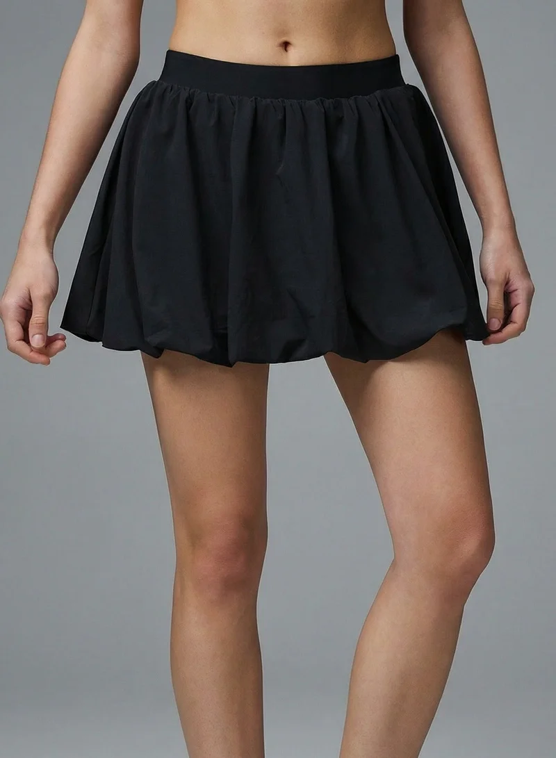 SVL Padel & Tennis Skirt with Built-in Shorts and Pocket - Black - SVL