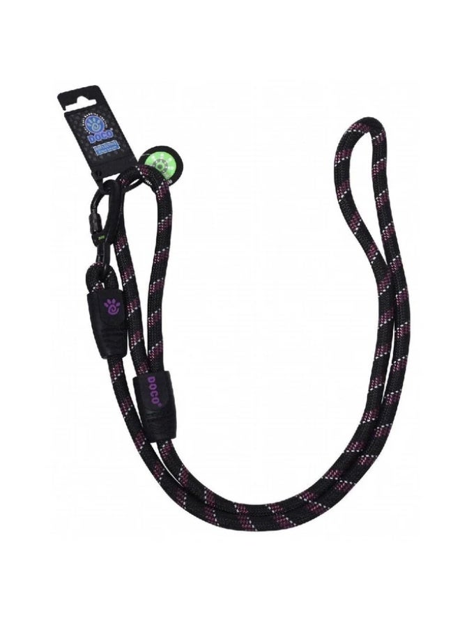 dog Leash small reflective purple & black 150cm