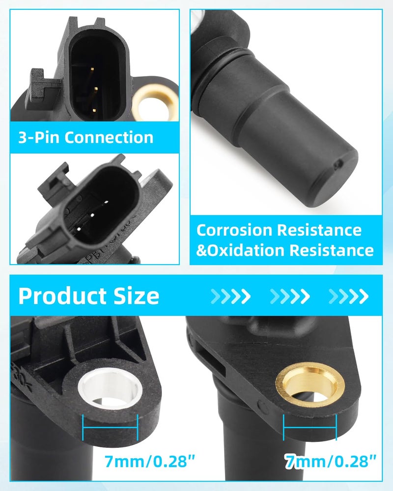 JUWEVAZU Transmission Speed Sensor Fit for Nissan Altima, Replace 319351XF00 319351XF01 - Image 3