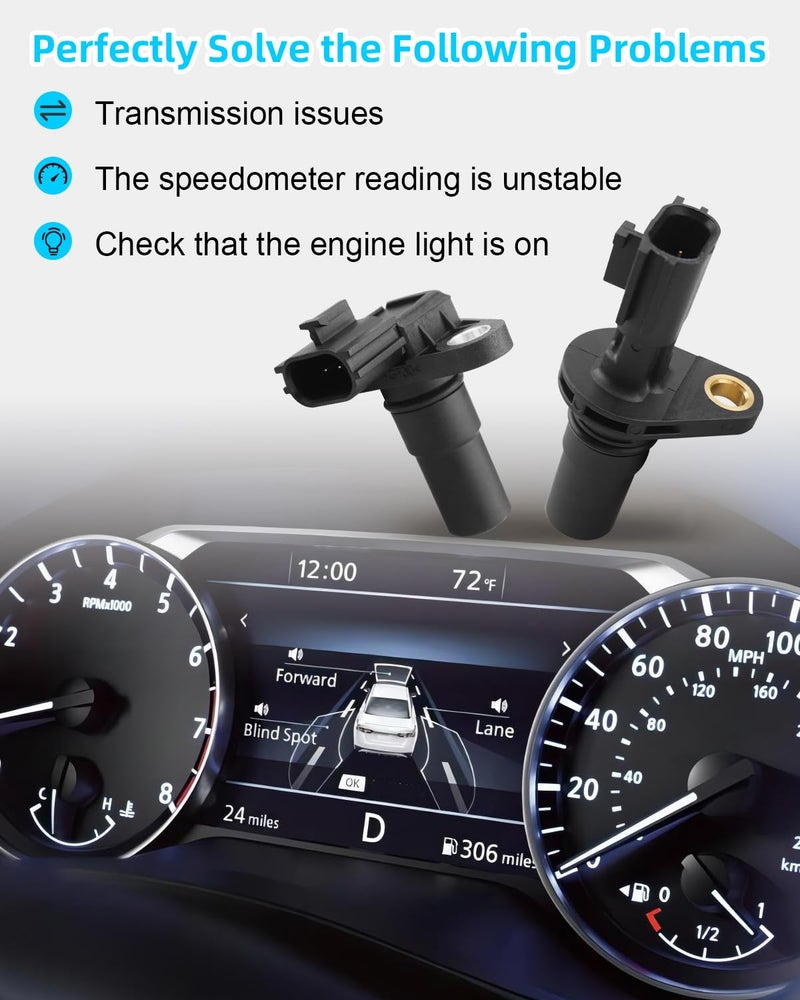 JUWEVAZU Transmission Speed Sensor Fit for Nissan Altima, Replace 319351XF00 319351XF01 - Image 4