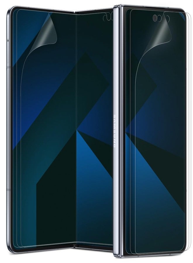 DIACUBE [3+3] Blue Light Blocking Matte Screen Protector for Samsung Galaxy Z Fold 7, 3 Pack Inside + 3 Pack Front, EPU+TPU Hybrid Film, Anti Glare, Anti Fingerprint, Self-Healing, Easy Installation - Image 1