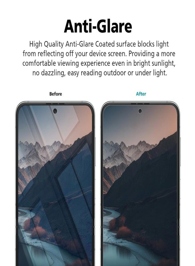 DIACUBE [3+3] Blue Light Blocking Matte Screen Protector for Samsung Galaxy Z Fold 7, 3 Pack Inside + 3 Pack Front, EPU+TPU Hybrid Film, Anti Glare, Anti Fingerprint, Self-Healing, Easy Installation - Image 3