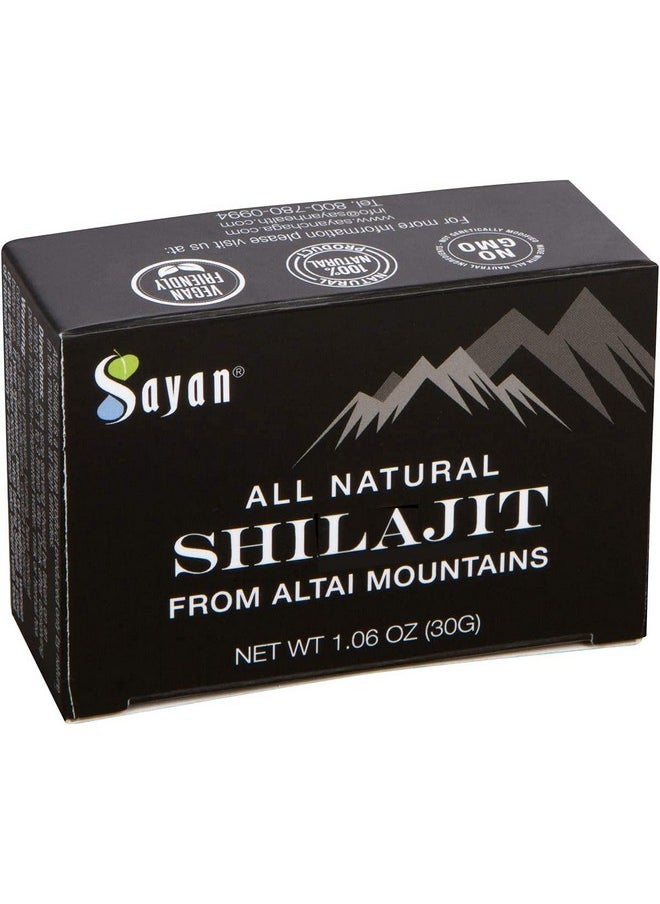 sayan Pure Authentic Altai Shilajit Organic Fulvic Acid Supplement And Trace Minerals For Detox Immune + Energy Support Genuine High Efficacy Resin For Women And Men 30 Grams 4 Month Supply  - Image 2
