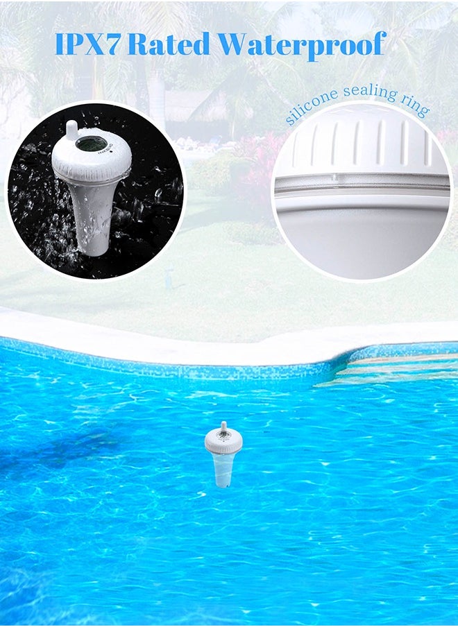INKBIRD - INKBIRD Wireless Pool Thermometer and Receiver IBS-P02R Floating Thermometer with Easy Read Display 91m Remote Range and IPX7 Waterproof Indoor Outdoor Thermometer for Swimming Pool Hot Tub Jacuzzi - Image 1