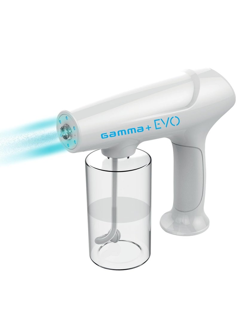 جاما+ بخاخ مياه محمول لاسلكي GAMMA+ Evo Nano Mister، رذاذ مطهر، قابل لإعادة الشحن عبر USB-C لحلاقة الشعر وصالونات التجميل والاستخدام المنزلي - Image 1