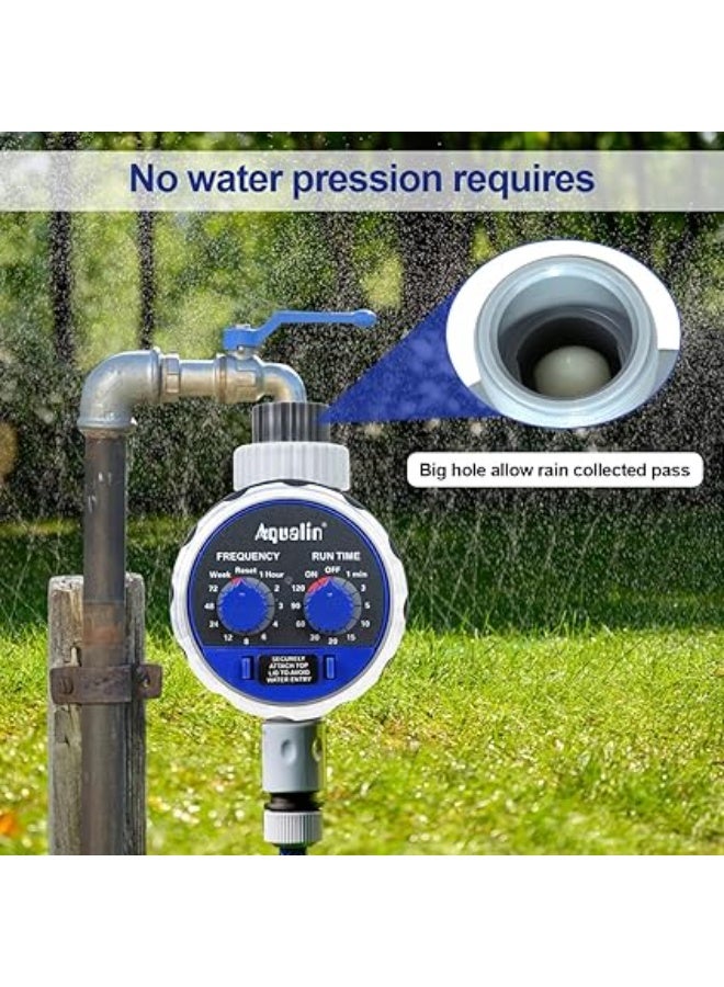 Aqualin Garden Watering Timer Ball Valve - Automatic Electronic Water Controller for Home Garden Irrigation - Image 4