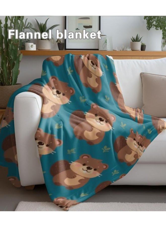 general Baby and children's cartoon flannel thin blanket (warm and comfortable, suitable for sleep, game use) 70cm*100cm - Image 4
