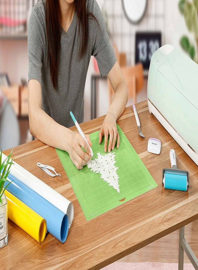 AOOIIN Cutting Mat for Cricut Explore 5/4/3/Air 2/Air/One/Maker 4/Maker 3/Maker, 3 Packs Cut Mats Replacement Accessories for Cricut, Variety - Image 5