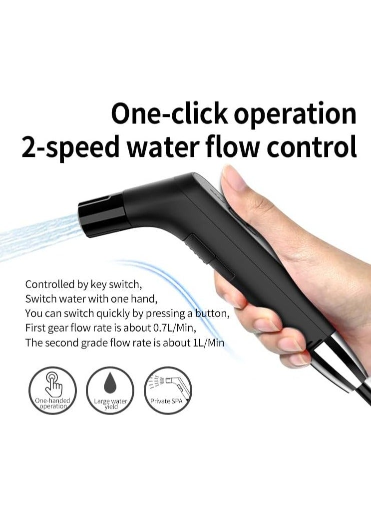 Portable Bidet Travel Bidet Sprayer Electric Bidet Portable Jet Spray for Toilet,Bathroom and Outdoor Hiking，Muslim Shower Spray with 2.3Liters Water Storage - Image 5