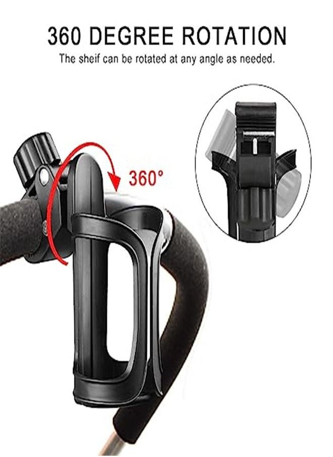 Goolsky حامل أكواب عالمي يدور 360 درجة من Goolsky Bike لعربة الأطفال والدراجة والكرسي المتحرك والمشاية والسكوتر، لعربة الأطفال Uppababy وNuna  - Image 3