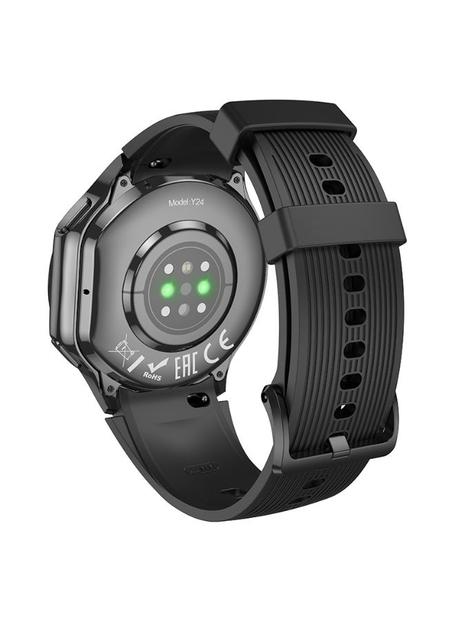 Hoco Smartwatch Y24 with 1.43" AMOLED Screen Black - Image 3