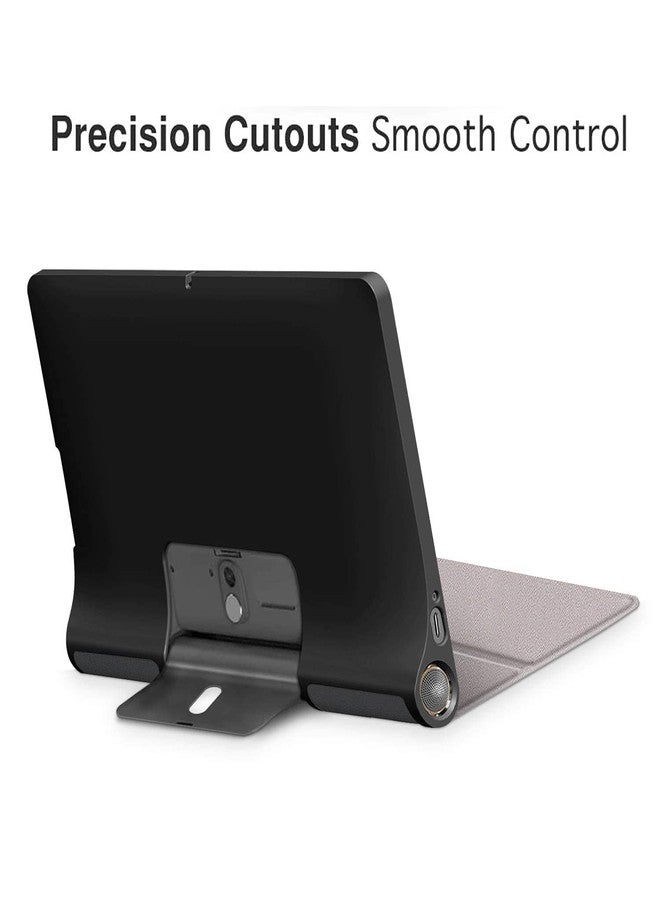 Robustrion Smart Flip Case Cover for Lenovo Yoga Smart Tab 10.1 YT-X705X/YT-X705F - Black - Image 5