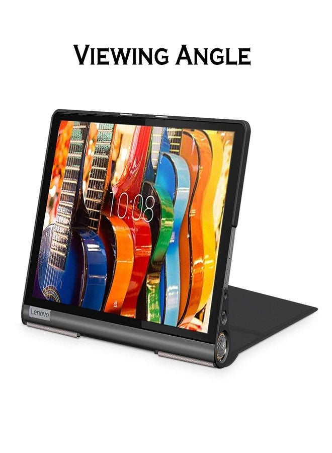 Robustrion Smart Flip Case Cover for Lenovo Yoga Smart Tab 10.1 YT-X705X/YT-X705F - Black - Image 2