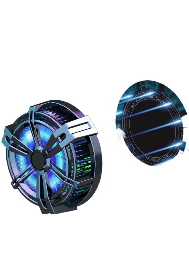 Neutral New X12 Magnetic Semiconductor Phablet Radiator King Game Silent Cooling Support Generation - Image 1