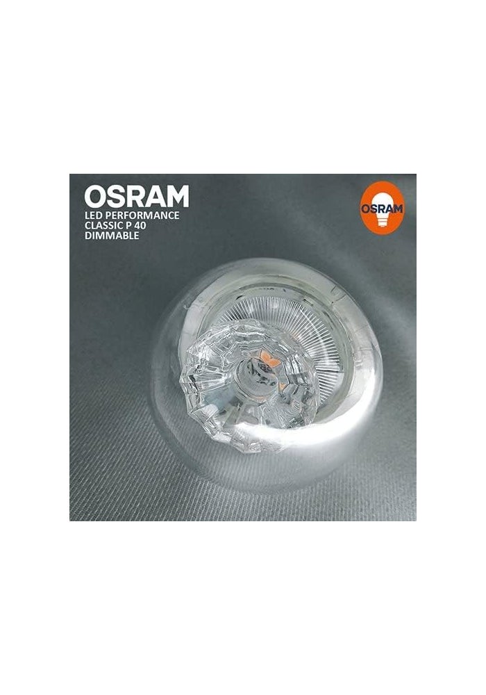 Osram LED E27 classic P 5W Dimmable Bulb, 2700K Warm White – Clear Filament - Image 4