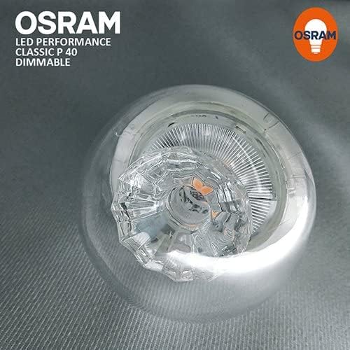 Osram LED E27 classic P 5W Dimmable Bulb, 2700K Warm White – Clear Filament - Image 4