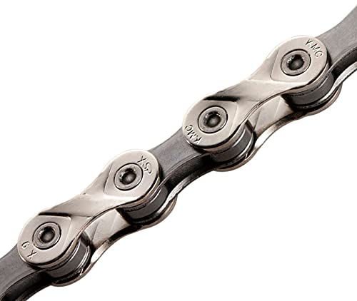 KMC X9 9 Speed Chain, Silver/Grey, 122 Link - Image 3
