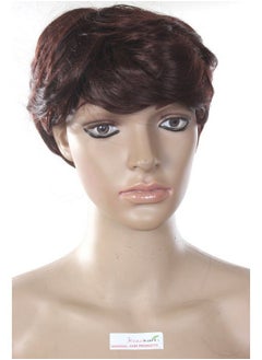 Ritzkart 10 Inch Synthetic Men Wig Hot Heat Resistant Hair Black  - Image 5