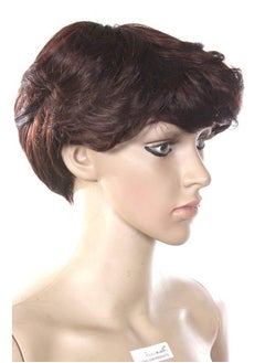Ritzkart 10 Inch Synthetic Men Wig Hot Heat Resistant Hair Black  - Image 2