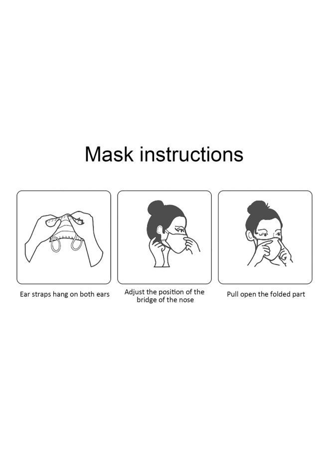 نيبمينينت قناع الوجه KN95 جيد التهوية بـ 6 طبقات - Image 4