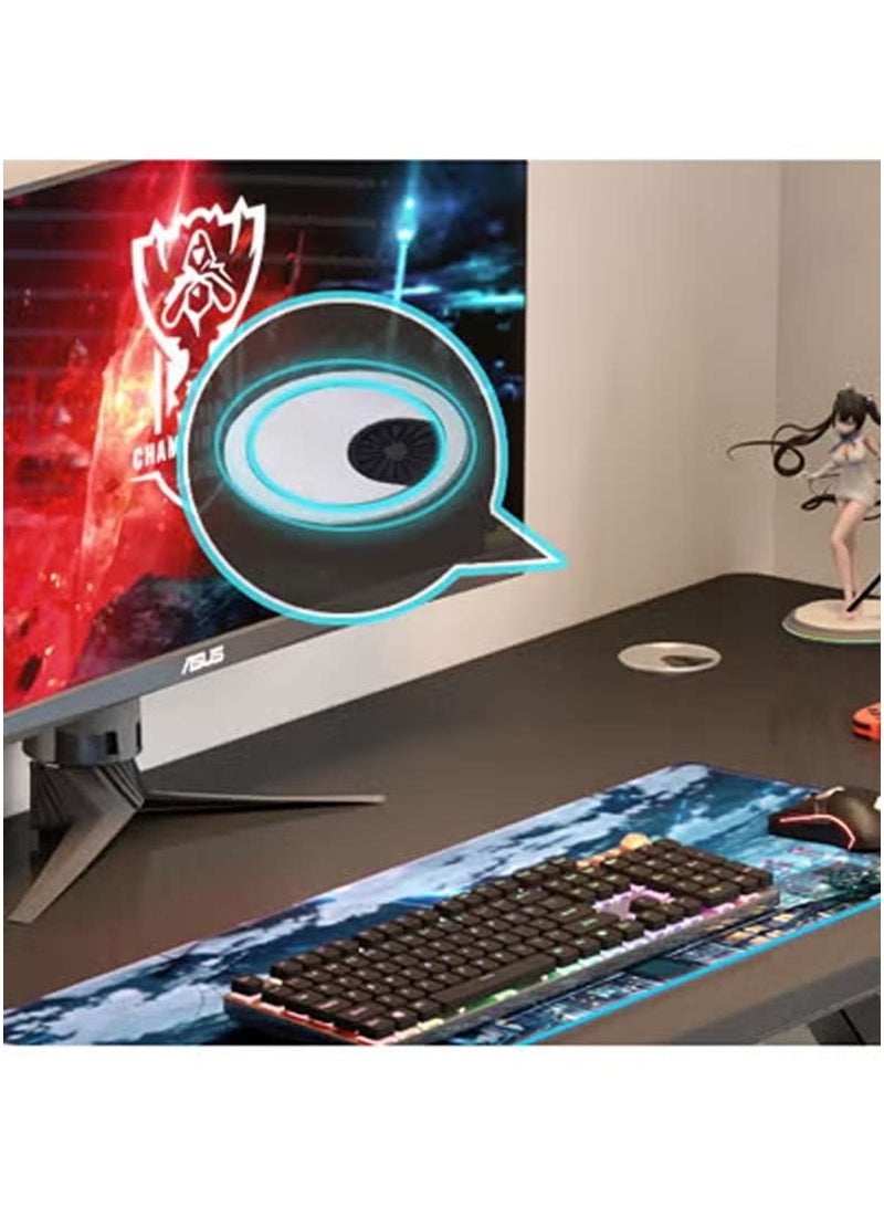 إيه جي دي مكتب كمبيوتر وألعاب منزلي طاولة كتابة للدراسة تستخدم كطاولة لابتوب بتصميم بسيط عصري للطلاب والمراهقين والكبار سهلة التجميع (أسود) - Image 2