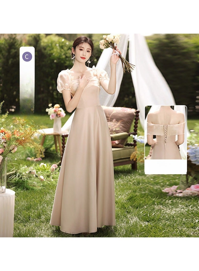 KUYING New Fashionable and Elegant Bridesmaid Dress  - Image 1