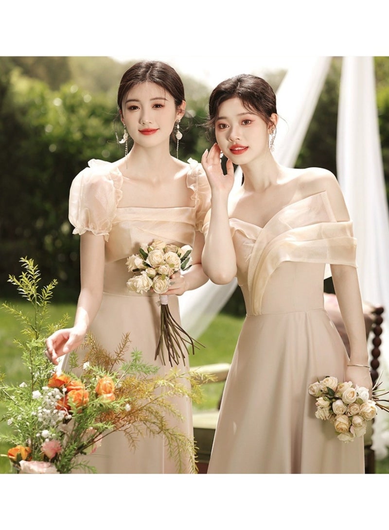 KUYING New Fashionable and Elegant Bridesmaid Dress  - Image 3