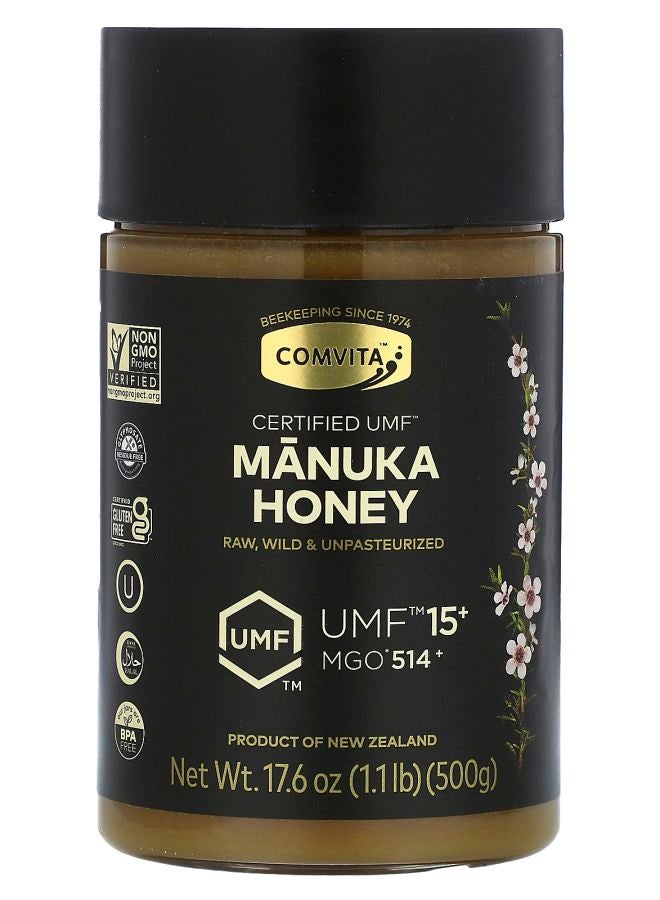 Manuka Honey UMF 15+ MGO 514+ 17.6 oz (500 g)