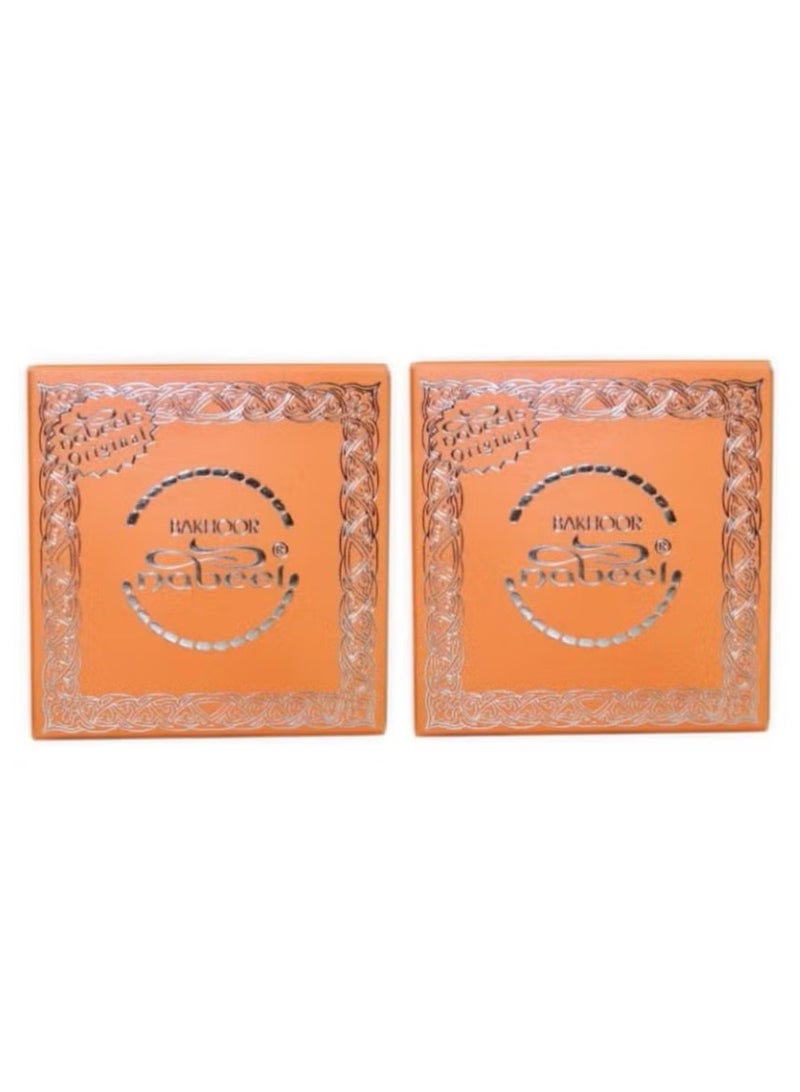 Nabeel 2 pieces of Nabil Bakhoor, oriental wooden pen, 40 grams - Image 1