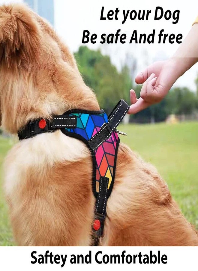Berlin's PET ACCESSORIES Berlin's Butterfly Dog Harness Comfort, Small Dog Harness Choke Free Adjustable Pet Vest No Pull Outdoor Sport Reflective Soft Padded (Rainbow, Medium) - Image 2