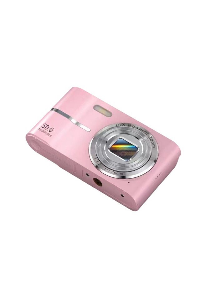 Generic E-commerce English Version 50 Million Pixel HD Ordinary Digital Camera M355 Home Self-timer Card Machine-Body Color:16GB Card Reader Send Adapter For Apple Adapter  - Image 5