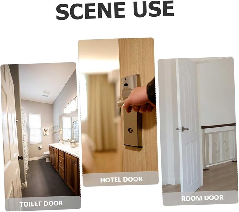 Heavy Duty Padlock Hatch Latch Lock 6 Pack Iron Construction for Security Doors Gates Boxes - Image 4