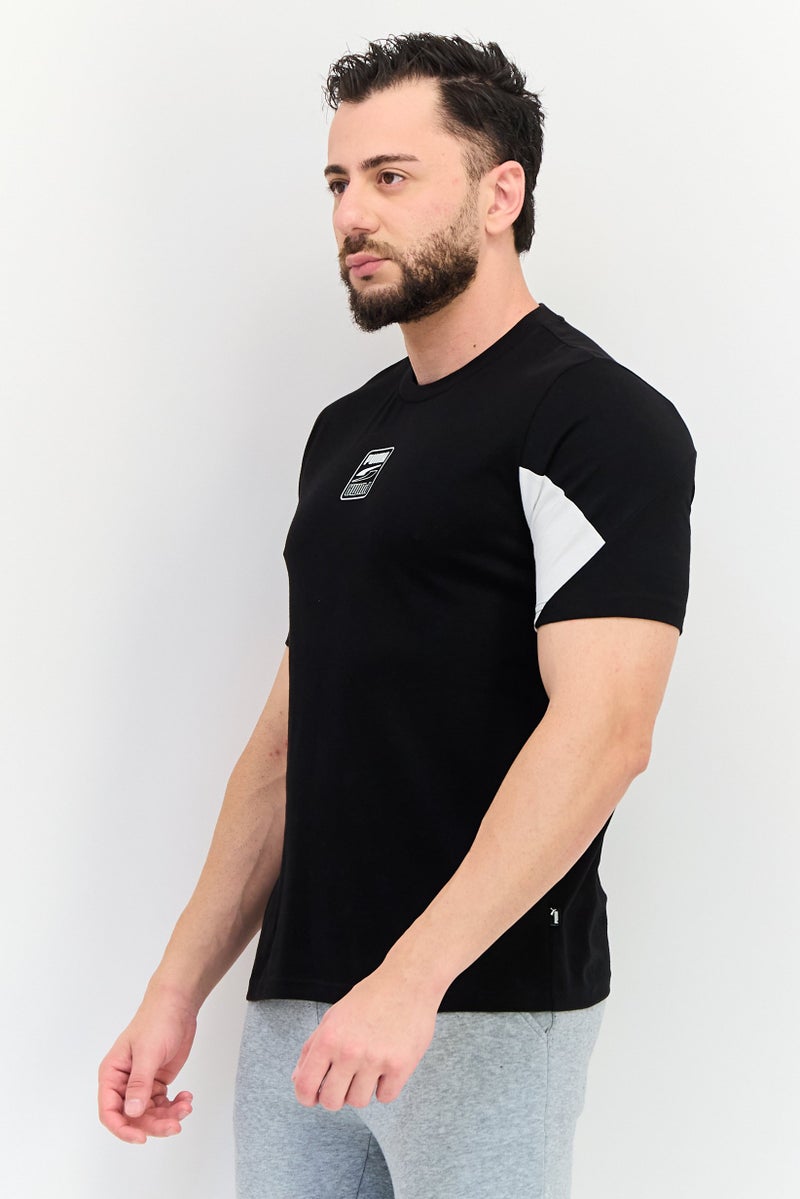 PUMA Men Sportswear Fit Short Sleeve Outdoor T-Shirt, Black - Image 2