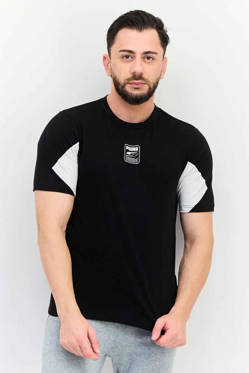 PUMA Men Sportswear Fit Short Sleeve Outdoor T-Shirt, Black - Image 1
