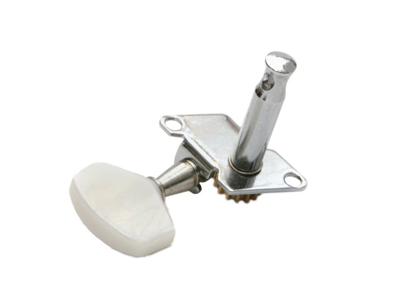 C. B. Gitty Chrome Open-gear Guitar Tuners Machine Heads - 6-piece 3 Left 3 Right Alignment - Image 3