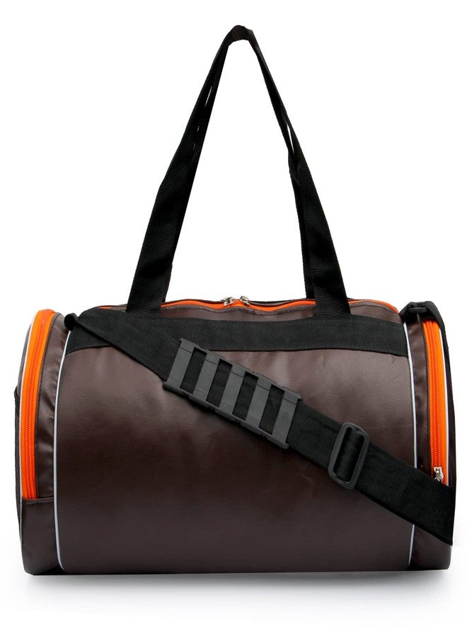 RAKSO PU Gym Bag with Hand Band with PU Gym Belt with Gym Glove with Skipping Rope Combo for Men Women Stylish Duffel Sports Travel Bag with Pocket 00.2 - Image 3