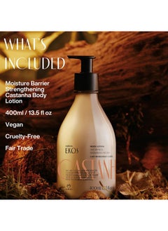 Natura natura - Ekos Castanha (Brazil Nut) Renourishing Body Lotion - Anti-Dryness - Deep Skin Hydration Moisturizer - Vegan Skin Care - Brazilian Beauty Secrets - Self Care & Body Care - 13.5 fl oz (400ml)  - Image 4