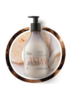 Natura natura - Ekos Castanha (Brazil Nut) Renourishing Body Lotion - Anti-Dryness - Deep Skin Hydration Moisturizer - Vegan Skin Care - Brazilian Beauty Secrets - Self Care & Body Care - 13.5 fl oz (400ml)  - Image 1
