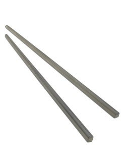 Camila Paris CP3381 French Twist Stick Hair Pin, Set of 2 Gray, Girls Chopsticks Hair Pins for Girls Spiral Updo Chignon Bun Holder, Styling Hair Accessories for Women, Made in France