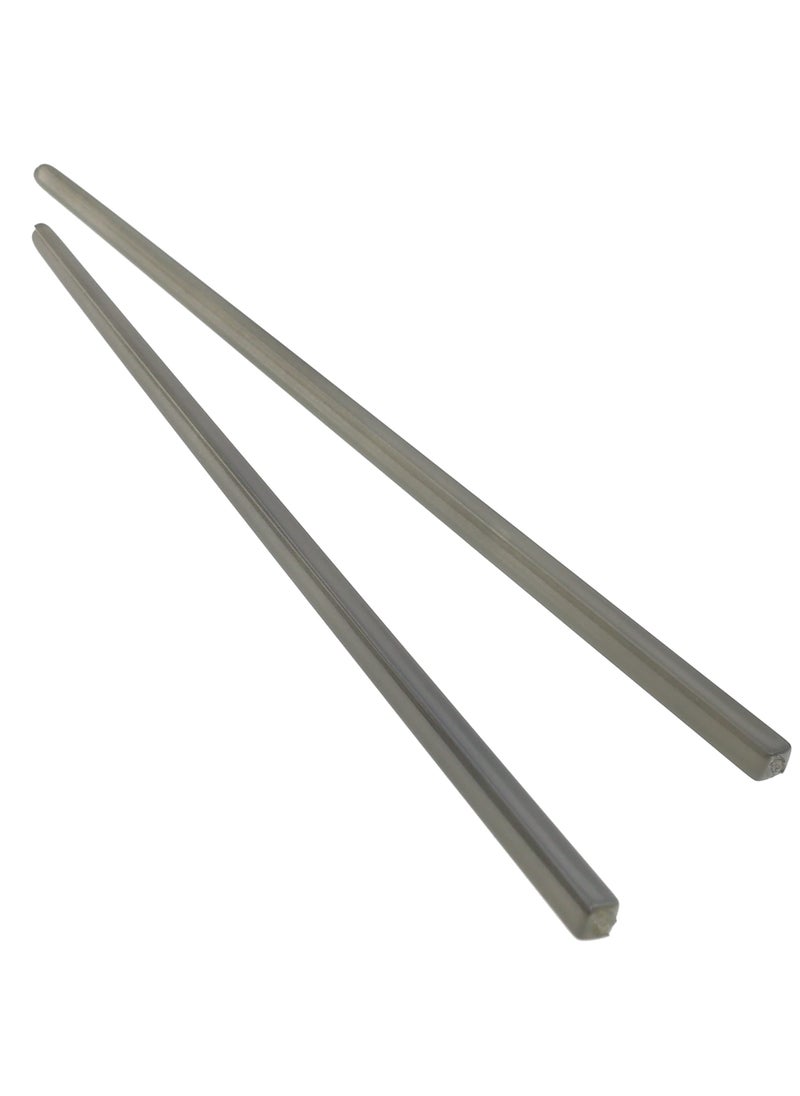 CAMILA - Camila Paris CP3381 French Twist Stick Hair Pin, Set of 2 Gray, Girls Chopsticks Hair Pins for Girls Spiral Updo Chignon Bun Holder, Styling Hair Accessories for Women, Made in France - Image 1