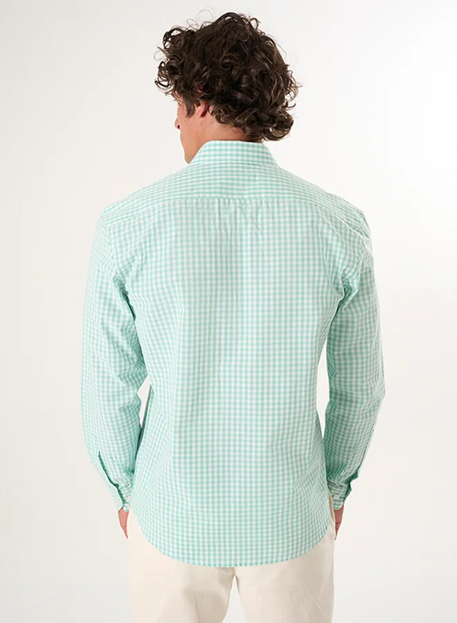 FELIX HARDY Plaid Long Sleeve Shirt