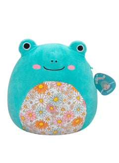 Squishmallows Squishmallows 7.5-Inch Robert the Aqua Frog Plush – Soft Stuffed Animal Toy with Floral Belly – Official Kellytoy Cuddly Gift for Kids, Girls & Boys  - Image 2