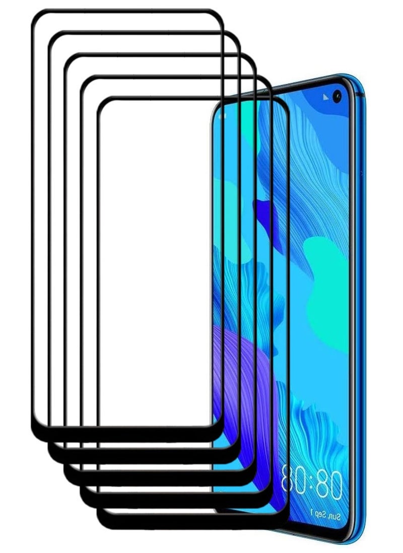 ACLIX 5 Pieces Antistatic ESD Dustproof Premium Quality High Definition Tempered Glass Screen Protector Designed For Huawei nova 5T - Image 1