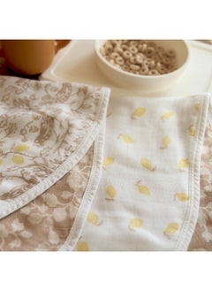 aden + anais Silky Soft Bamboo Viscose Burpy Bib - Multi-Use, Absorbent 4-Layer Burp Cloth And Full-Coverage Snap-Closure Baby Bib In One, 22.5” X 11”, 2-Pack, Natural Woodland  - Image 3