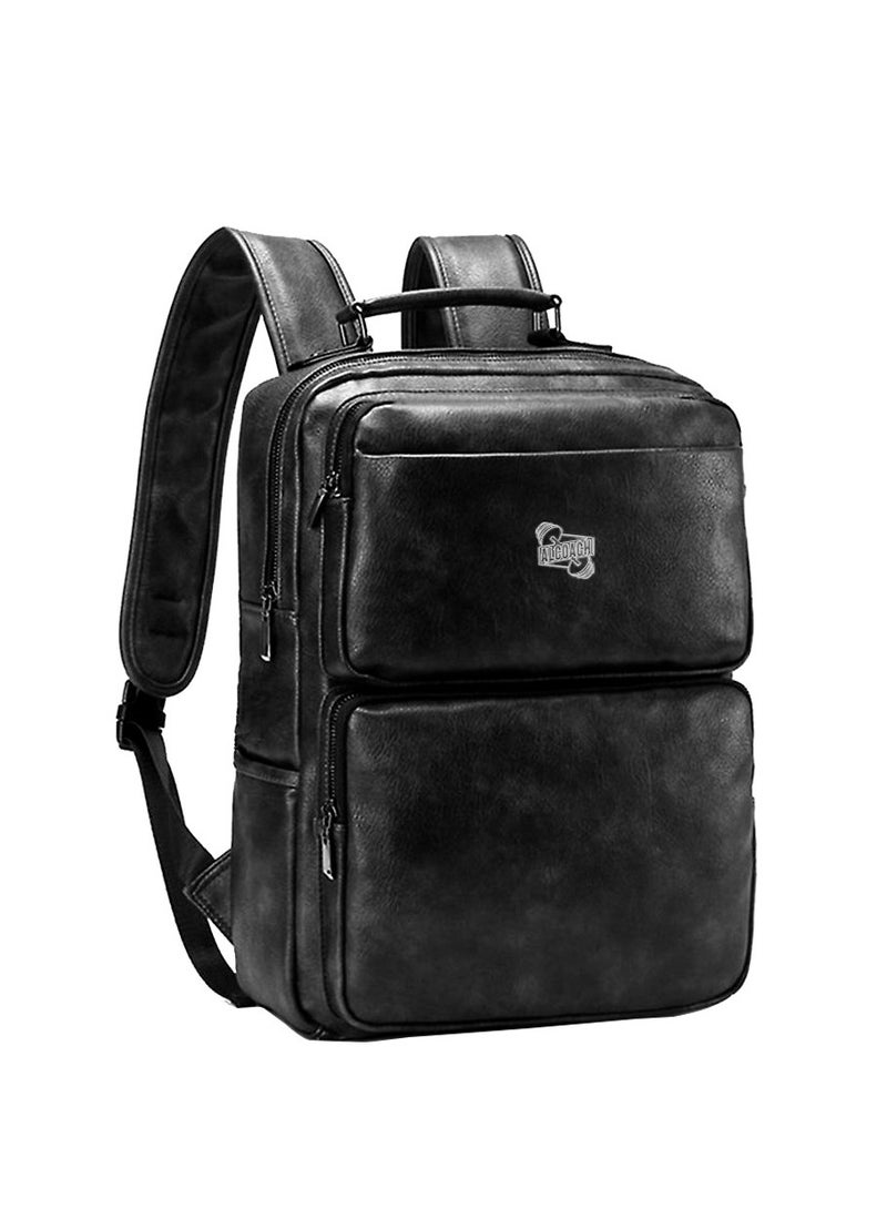 ALCOACH Men's Coach Bag Shoulder Bags Men's Handbags Vintage Large Capacity Leather Bag Men's Leather Backpacks Tote Bag Wallet Leather Backpack  - Image 1