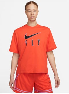 Nike Women NK Dri-Fit Swoosh Fly Boxy Tee  - Image 1