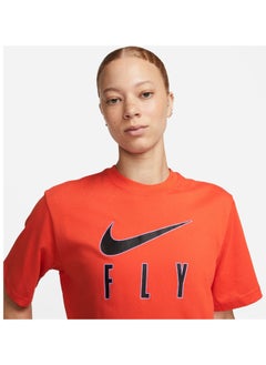 Nike Women NK Dri-Fit Swoosh Fly Boxy Tee  - Image 3