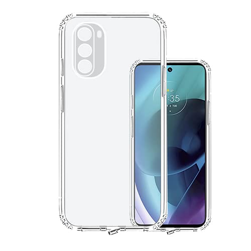 VIDO Transparent Back Case Cover for Motorola Moto G51 5G (Soft & Flexible & Camera Protection Back Case) - Image 1